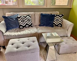 Sleeper Sofa
Mirror table
Ottoman