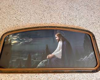 Vintage Lithograph “ Jesus on Mount Olive” Print
C1930