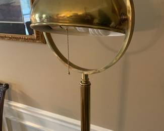 MCM Brass floor lamp
