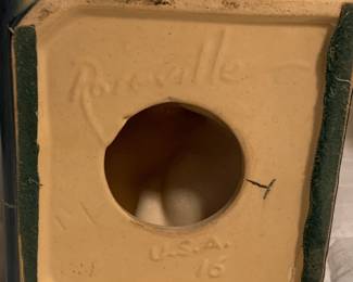 Roseville Pottery bookends