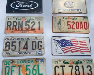 License plates
