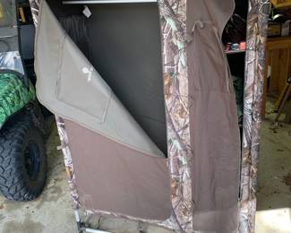 Hunting clothes storage