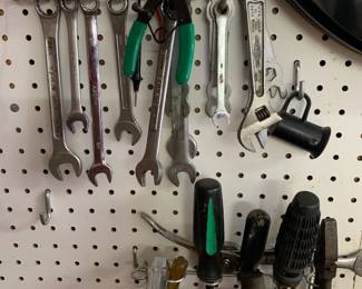 Tools - wrenches pliers screwdrivers