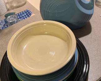 Fiestaware pieces