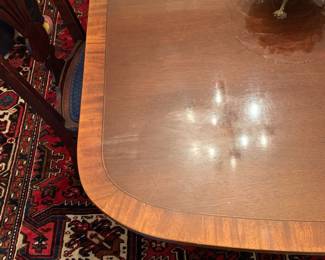 Dining room table details