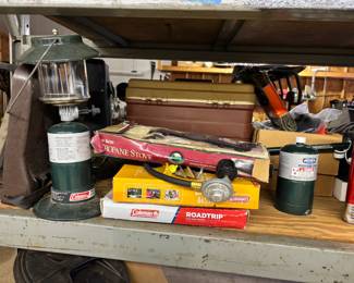 Coleman camping gear