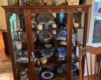 Curio cabinet full of treasures