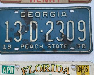 License plates