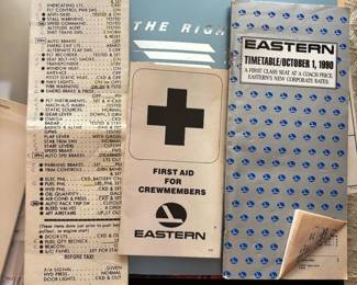 Eastern airlines ephemera