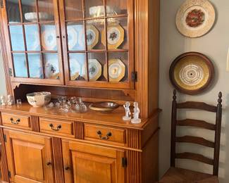 Solid wood hutch 