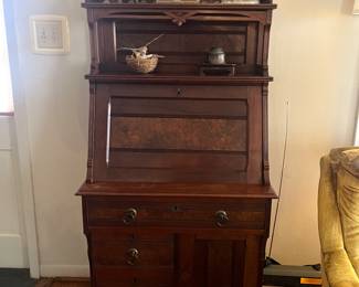 Victorian drop front desk 