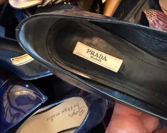 Tons of Prada shoes