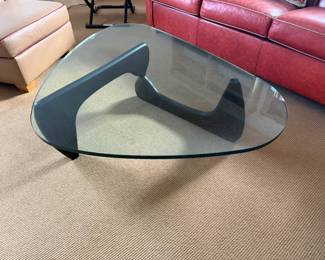 Noguchi glass coffee table