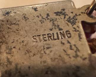 Sterling Silver Clasp & Beaded Necklace