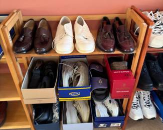 Large Collection of Men's Never Worn Footwear Size 13