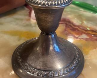 Weighted Sterling Silver Candlestick