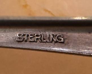 Sterling Silver Spoon Brooch