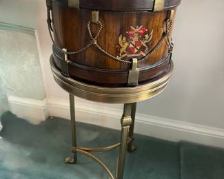 Maitland-Smith Drum Side Table