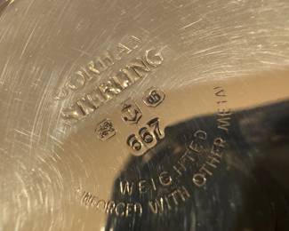 Weighted Sterling Silver Candlestick