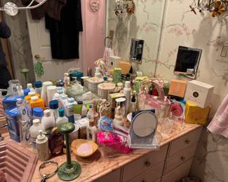 Massive Selection of Unopened Lotions, Perfumes, Soaps and Beauty Supplies.