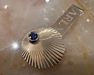 14K Gold Tie Clip