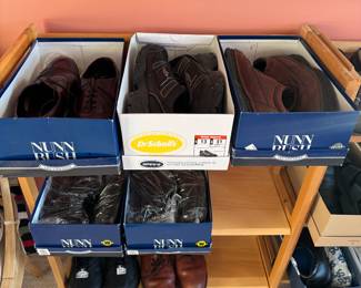 Large Collection of Men's Never Worn Footwear Size 13