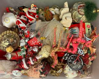 Massive Collection of X-Mas Ornaments & Decorations