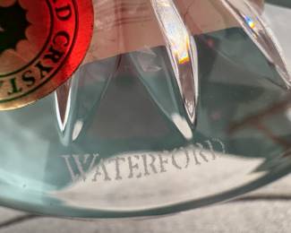 Waterford Crystal Lismore Crimson Footed Bud Vases