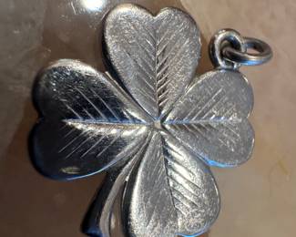Sterling Silver 4 Leaf Clover Charm