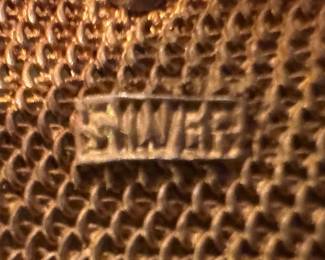 Sterling Silver & Turquoise Brooch