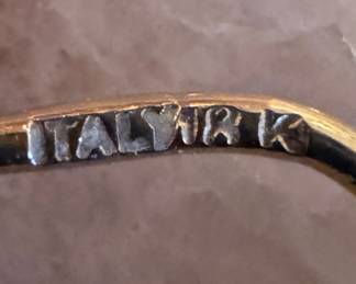 18K Gold Hoop Earrings