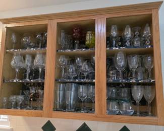 We have crystal glassware.