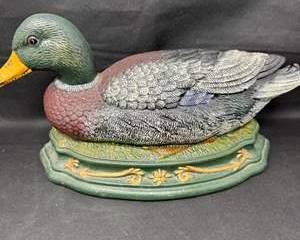 Lot 167  Wright Studios Mallard Duck Cast Iron Doorstop