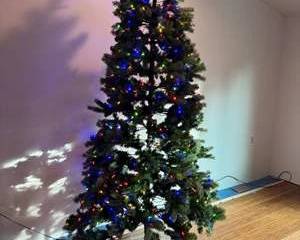 Lot 183  9 Prelit Christmas Tree