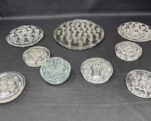 Lot 154  Vintage Art Glass Flower Frog Collection
