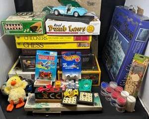 Lot 170  Vintage Board Games and DieCast Model Car Auction Lot