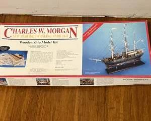 Lot 297  Charles W. Morgan Wooden Ship Model Kit