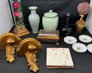 Lot 39  Assorted Vintage Decorative Items and Tableware Lot