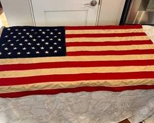 Lot 369  Vintage 49 Star American Flag