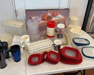 Lot 284  Vintage Tupperware Collection with Assorted Containers and Lids