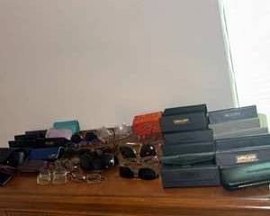 Lot 331  Mixed Lot of Eyeglasses and Sunglasses with Cases