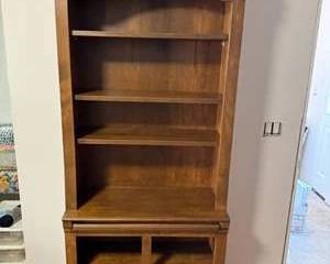 Lot 314  Vintage Wooden Storage Cabinet with Shelves