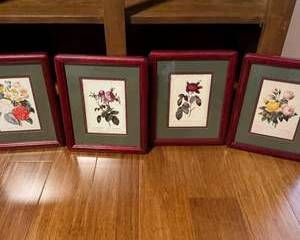Lot 348  Antique Botanical Prints by P.J. Redout