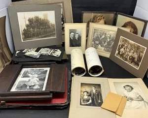 Lot 370  Vintage Early 1900s Black and White Photographs and Prints Collection