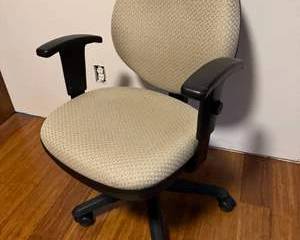Lot 296  Ergonomic Office Chair with Adjustable Armrests