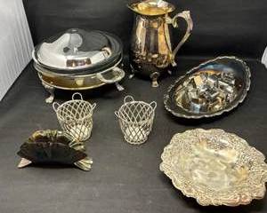 Lot 116  Vintage Silver Plated Tableware Collection