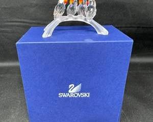 Lot 5  Swarovski Crystal Birds on Branch Figurine  4 Birds  Boxed  Made in Austria