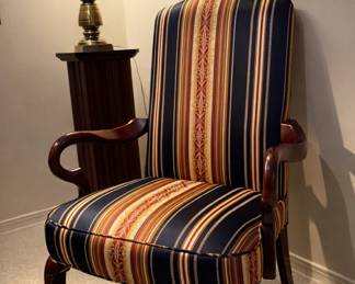 Tradition camelback rolled arm chair