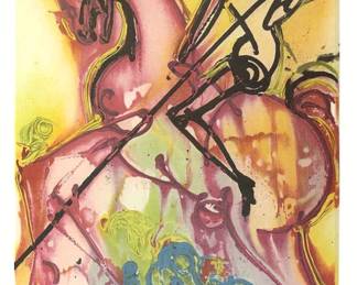 Salvador Dali Limited edition lithograph with professional frame