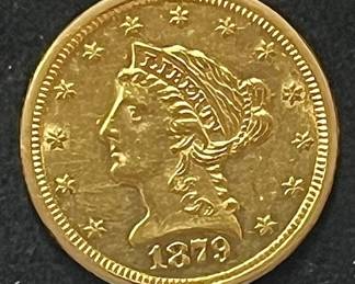 Circuit 1879 gold coin